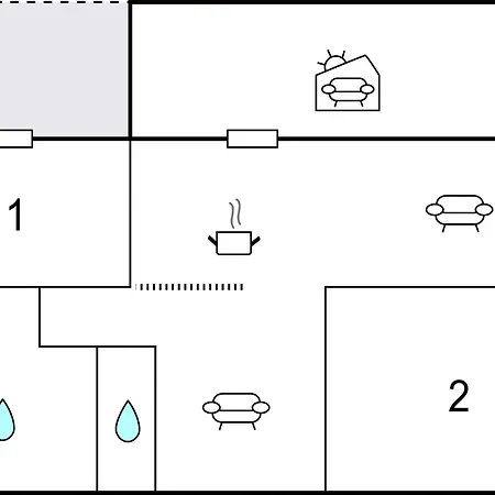 Gorgeous In Creances-plage Сasa de vacaciones